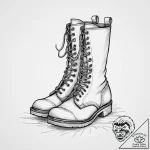 Tattoo sketch skinhead boots and braces, tatt… – tattoo sketch (№1756380398_0, 28.08.2025 11:26) — tattoovalue.net