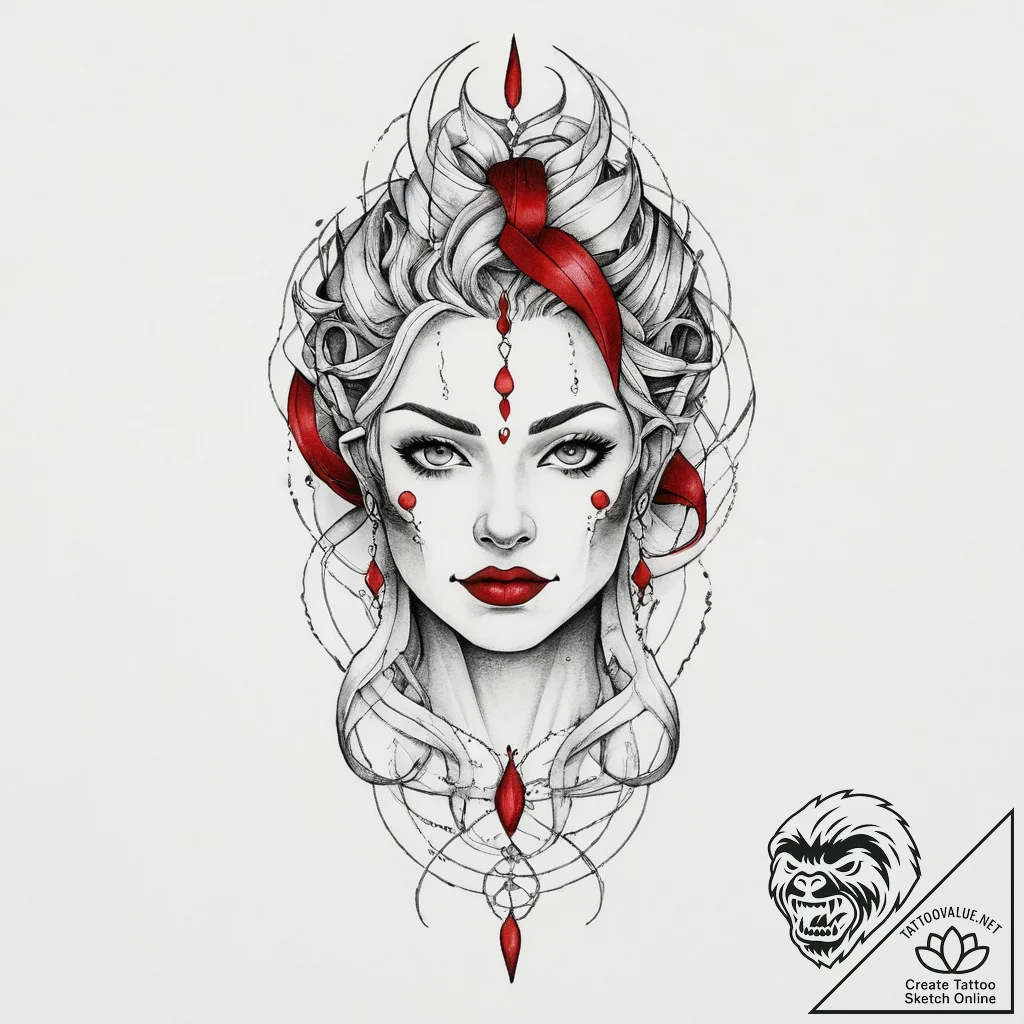 Tattoo sketch firbolg, tattoo drawing outline... - tattoo sketch (№1756380596_0, 28.08.2025 11:29) — tattoovalue.net