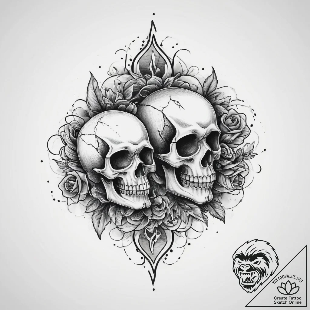 Tattoo sketch flames tattoo, concept art for... - tattoo sketch (№1756381599_0, 28.08.2025 11:46) — tattoovalue.net