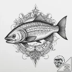 Tattoo sketch sockeye salmon, tattoo sketch d… – tattoo sketch (№1756384390_0, 28.08.2025 12:33) — tattoovalue.net