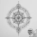 Tattoo sketch astrolabe, artistic tattoo sket… – tattoo sketch (№1756385189_0, 28.08.2025 12:46) — tattoovalue.net