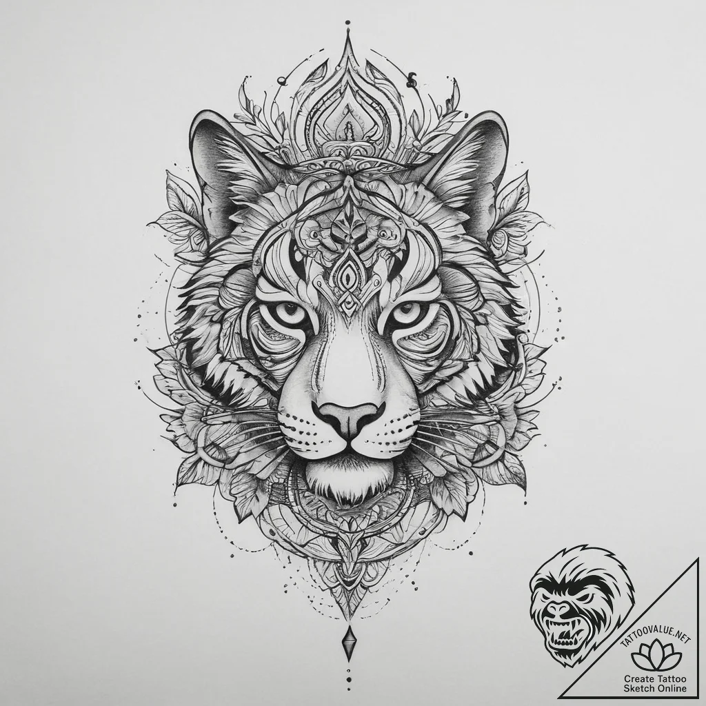 Tattoo sketch black, tattoo line art, clean l... - tattoo sketch (№1756385386_0, 28.08.2025 12:49) — tattoovalue.net