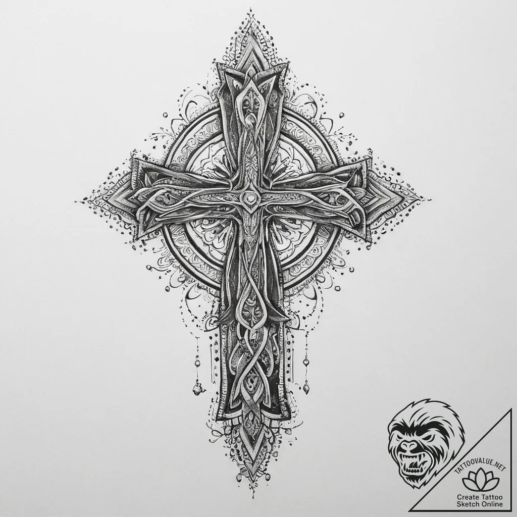 Tattoo sketch divine art, tattoo line art, so... - tattoo sketch (№1756388564_0, 28.08.2025 13:42) — tattoovalue.net