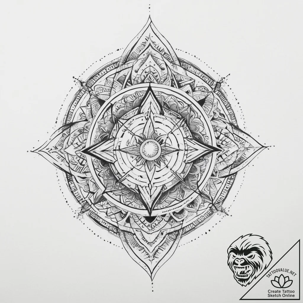 Tattoo sketch galactic spiral, concept art fo... - tattoo sketch (№1756390949_0, 28.08.2025 14:22) — tattoovalue.net