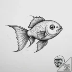 Tattoo sketch guppy, tattoo sketch design, on… – tattoo sketch (№1756391146_0, 28.08.2025 14:25) — tattoovalue.net