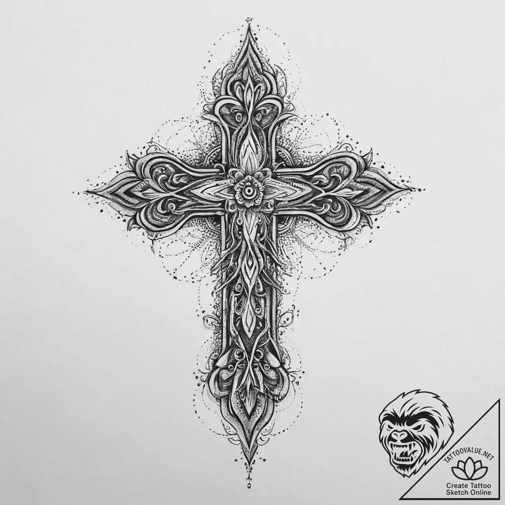 Tattoo sketch silver, artistic tattoo sketch,... - tattoo sketch (№1756392345_0, 28.08.2025 14:45) — tattoovalue.net
