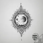 Tattoo sketch cosmic realm, tattoo sketch des… – tattoo sketch (№1756392575_0, 28.08.2025 14:49) — tattoovalue.net