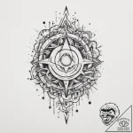 Tattoo sketch cosmic origin, artistic tattoo… – tattoo sketch (№1756393172_0, 28.08.2025 14:59) — tattoovalue.net
