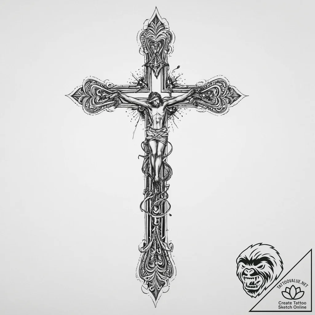 Tattoo sketch needle, tattoo drawing outline,... - tattoo sketch (№1756393371_0, 28.08.2025 15:02) — tattoovalue.net