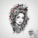 Tattoo sketch steel, tattoo flash sheet desig… – tattoo sketch (№1756393965_0, 28.08.2025 15:12) — tattoovalue.net
