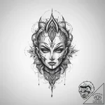 Tattoo sketch divine power, concept art for t… – tattoo sketch (№1756394171_0, 28.08.2025 15:16) — tattoovalue.net