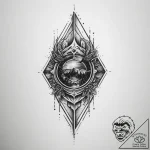 Tattoo sketch road, ink illustration for tatt… – tattoo sketch (№1756394576_0, 28.08.2025 15:22) — tattoovalue.net