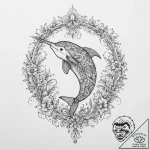 Tattoo sketch narwhal, tattoo drawing outline… – tattoo sketch (№1756395576_0, 28.08.2025 15:39) — tattoovalue.net