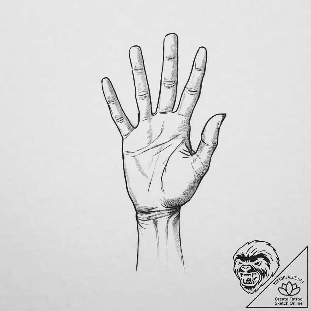 Tattoo sketch hands with a document, artistic... - tattoo sketch (№1756397183_0, 28.08.2025 16:06) — tattoovalue.net