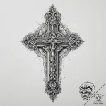 Tattoo sketch scissors with a thread, tattoo… – tattoo sketch (№1756397777_0, 28.08.2025 16:16) — tattoovalue.net