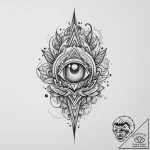 Tattoo sketch fake, ink illustration for tatt… – tattoo sketch (№1756397975_0, 28.08.2025 16:19) — tattoovalue.net