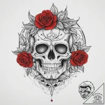 Tattoo sketch face, ink illustration for tatt… – tattoo sketch (№1756398984_0, 28.08.2025 16:36) — tattoovalue.net