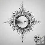 Tattoo sketch cosmic past, tattoo line art, r… – tattoo sketch (№1756400002_0, 28.08.2025 16:53) — tattoovalue.net