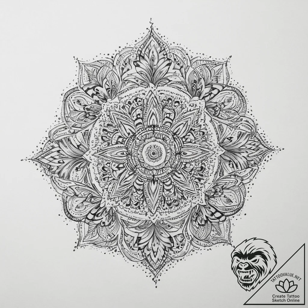 Tattoo sketch breath, tattoo line art, dotwor... - tattoo sketch (№1756400810_0, 28.08.2025 17:06) — tattoovalue.net