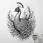 Tattoo sketch peacock tattoo, artistic tattoo… – tattoo sketch (№1756403805_0, 28.08.2025 17:56) — tattoovalue.net