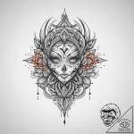 Tattoo sketch vibe, concept art for tattoo, n… – tattoo sketch (№1756404209_0, 28.08.2025 18:03) — tattoovalue.net