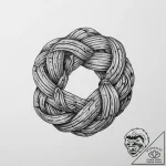 Tattoo sketch knot, artistic tattoo sketch, b… – tattoo sketch (№1756404414_0, 28.08.2025 18:06) — tattoovalue.net