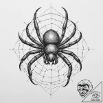 Tattoo sketch hands with a spider, artistic t… – tattoo sketch (№1756404614_0, 28.08.2025 18:10) — tattoovalue.net