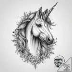 Tattoo sketch unicorn tattoo, concept art for… – tattoo sketch (№1756405818_0, 28.08.2025 18:30) — tattoovalue.net