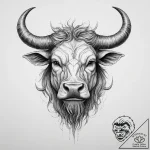 Tattoo sketch minotaur, ink illustration for… – tattoo sketch (№1756406415_0, 28.08.2025 18:40) — tattoovalue.net