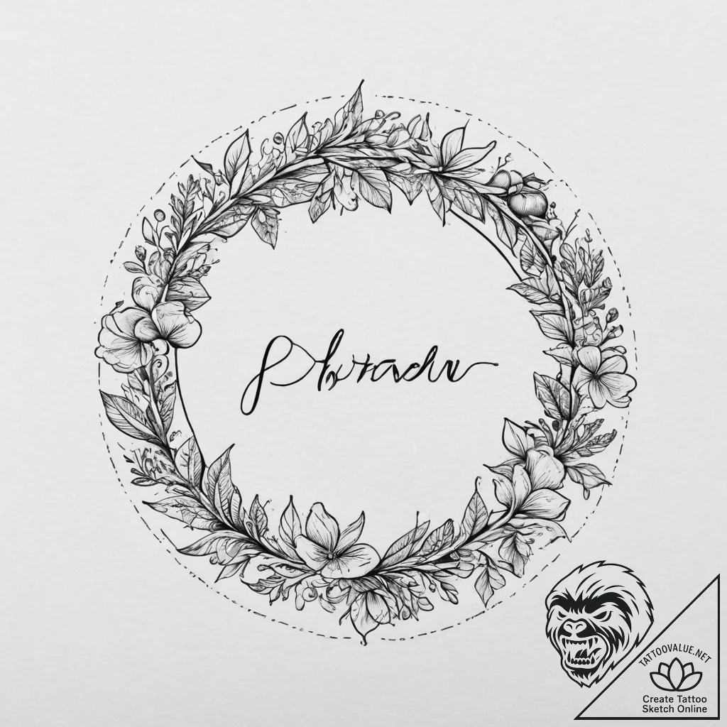 Tattoo sketch circle, tattoo drawing outline,... - tattoo sketch (№1756409021_0, 28.08.2025 19:23) — tattoovalue.net