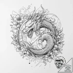 Tattoo sketch soldier with a horoscope, ink i… – tattoo sketch (№1756409421_0, 28.08.2025 19:30) — tattoovalue.net