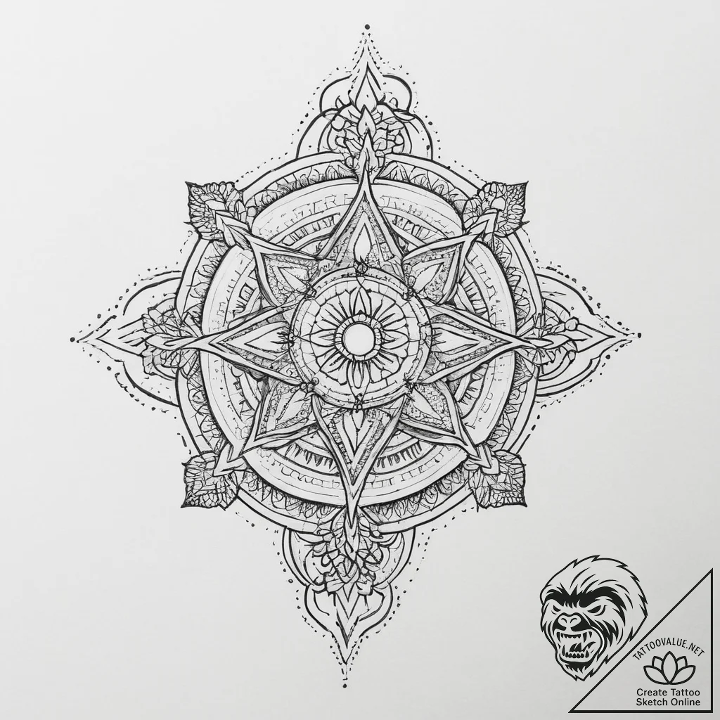Tattoo sketch leg, concept art for tattoo, de... - tattoo sketch (№1756409824_0, 28.08.2025 19:37) — tattoovalue.net
