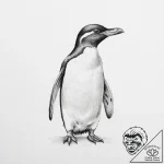 Tattoo sketch penguin – tattoo sketch (№1756410221_0, 28.08.2025 19:43) — tattoovalue.net