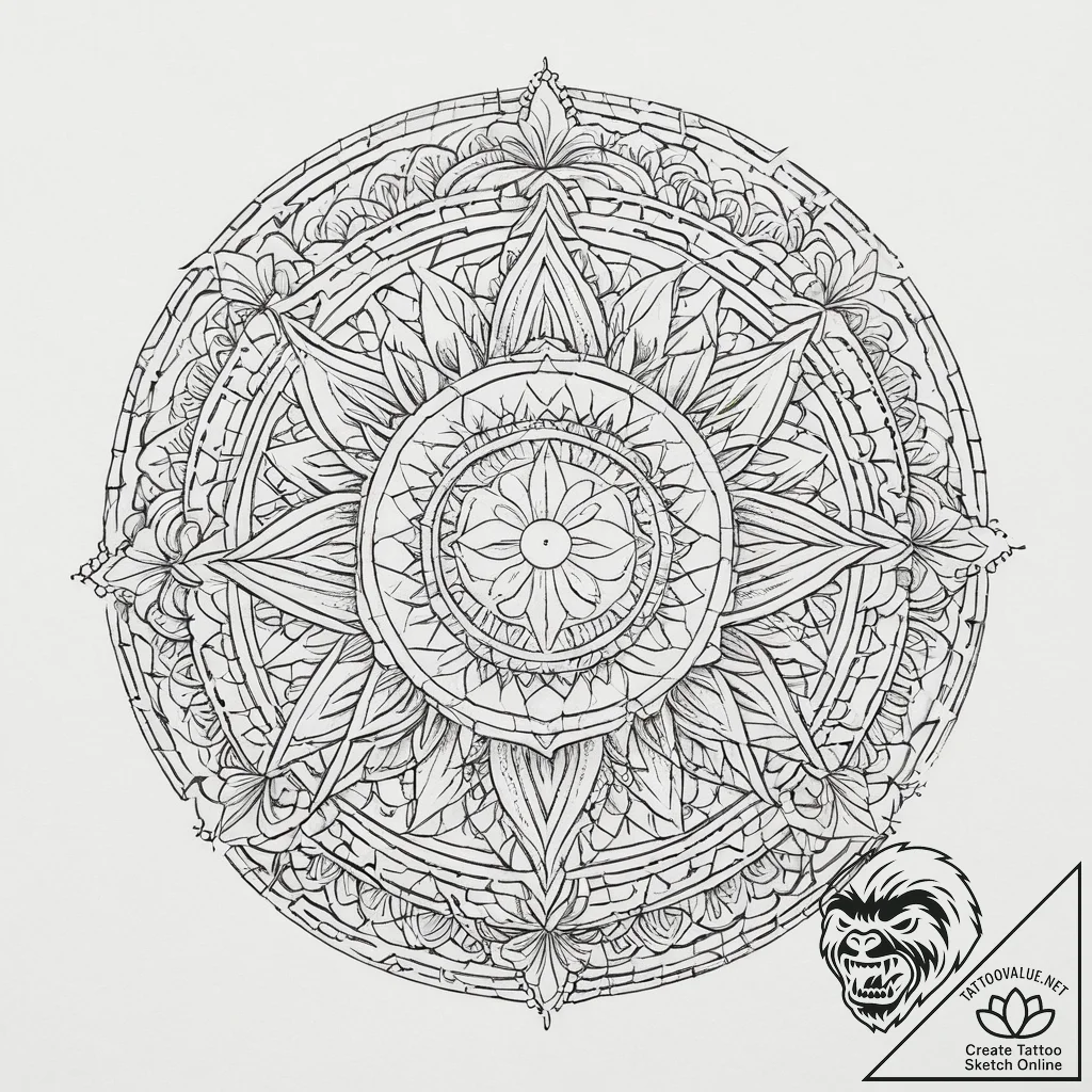 Tattoo sketch moon tattoo, concept art for ta... - tattoo sketch (№1756410625_0, 28.08.2025 19:50) — tattoovalue.net