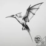 Tattoo sketch pterodactyl, tattoo drawing out… – tattoo sketch (№1756411622_0, 28.08.2025 20:07) — tattoovalue.net