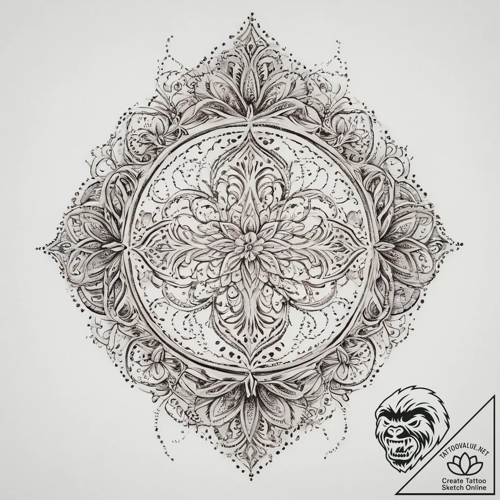 Tattoo sketch riddle, artistic tattoo sketch,... - tattoo sketch (№1756412025_0, 28.08.2025 20:13) — tattoovalue.net