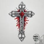Tattoo sketch bone, ink illustration for tatt… – tattoo sketch (№1756412225_0, 28.08.2025 20:17) — tattoovalue.net