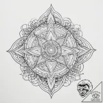 Tattoo sketch graphic геометрический узор, ta… – tattoo sketch (№1756413215_0, 28.08.2025 20:33) — tattoovalue.net