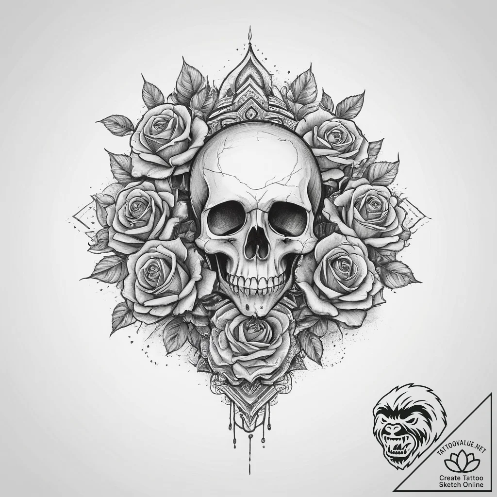 Tattoo sketch king tattoo, tattoo line art, c... - tattoo sketch (№1756414413_0, 28.08.2025 20:53) — tattoovalue.net