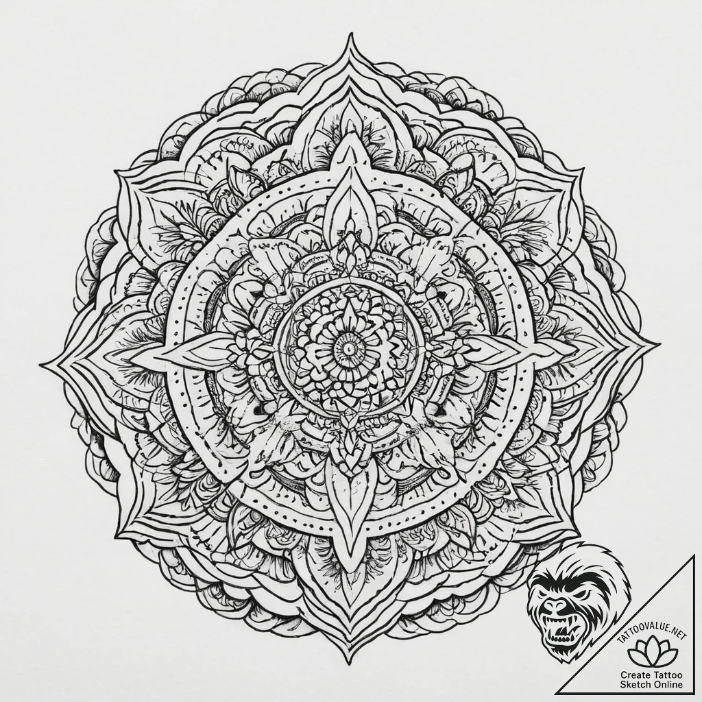 Tattoo sketch black, tattoo flash sheet desig... - tattoo sketch (№1756415407_0, 28.08.2025 21:10) — tattoovalue.net