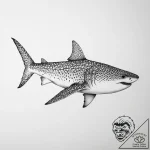 Tattoo sketch whale shark, tattoo line art, b… – tattoo sketch (№1756416201_0, 28.08.2025 21:23) — tattoovalue.net