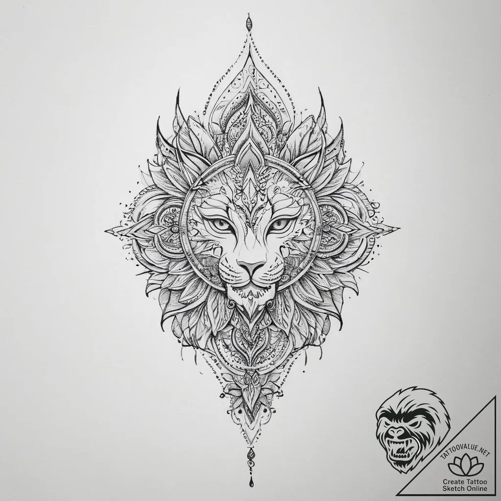 Tattoo sketch silver - tattoo sketch (№1756416796_0, 28.08.2025 21:33) — tattoovalue.net