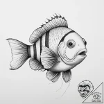 Tattoo sketch clownfish, tattoo drawing outli… – tattoo sketch (№1756417388_0, 28.08.2025 21:43) — tattoovalue.net
