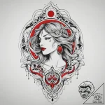 Tattoo sketch cosmic creation, artistic tatto… – tattoo sketch (№1756417795_0, 28.08.2025 21:49) — tattoovalue.net