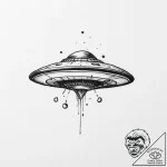 Tattoo sketch ufo – tattoo sketch (№1756418590_0, 28.08.2025 22:03) — tattoovalue.net