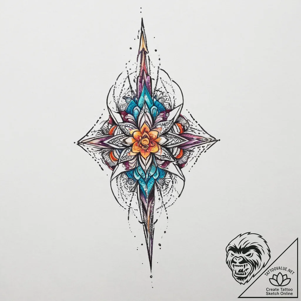 Tattoo sketch arm, artistic tattoo sketch, mi... - tattoo sketch (№1756419183_0, 28.08.2025 22:13) — tattoovalue.net