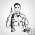 Tattoo sketch security guard a person with a… – tattoo sketch (№1756420171_0, 28.08.2025 22:29) — tattoovalue.net