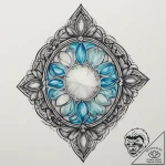 Tattoo sketch opal, concept art for tattoo, m… – tattoo sketch (№1756420368_0, 28.08.2025 22:32) — tattoovalue.net