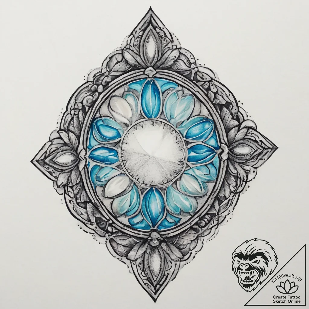 Tattoo sketch opal, concept art for tattoo, m... - tattoo sketch (№1756420368_0, 28.08.2025 22:32) — tattoovalue.net