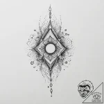 Tattoo sketch stone, ink illustration for tat… – tattoo sketch (№1756421158_0, 28.08.2025 22:45) — tattoovalue.net